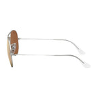 Ray-Ban Aviator Flash Silver Copper Sunglasses RB3025