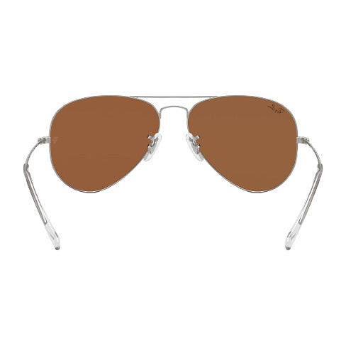 Ray-Ban Aviator Flash Silver Copper Sunglasses RB3025