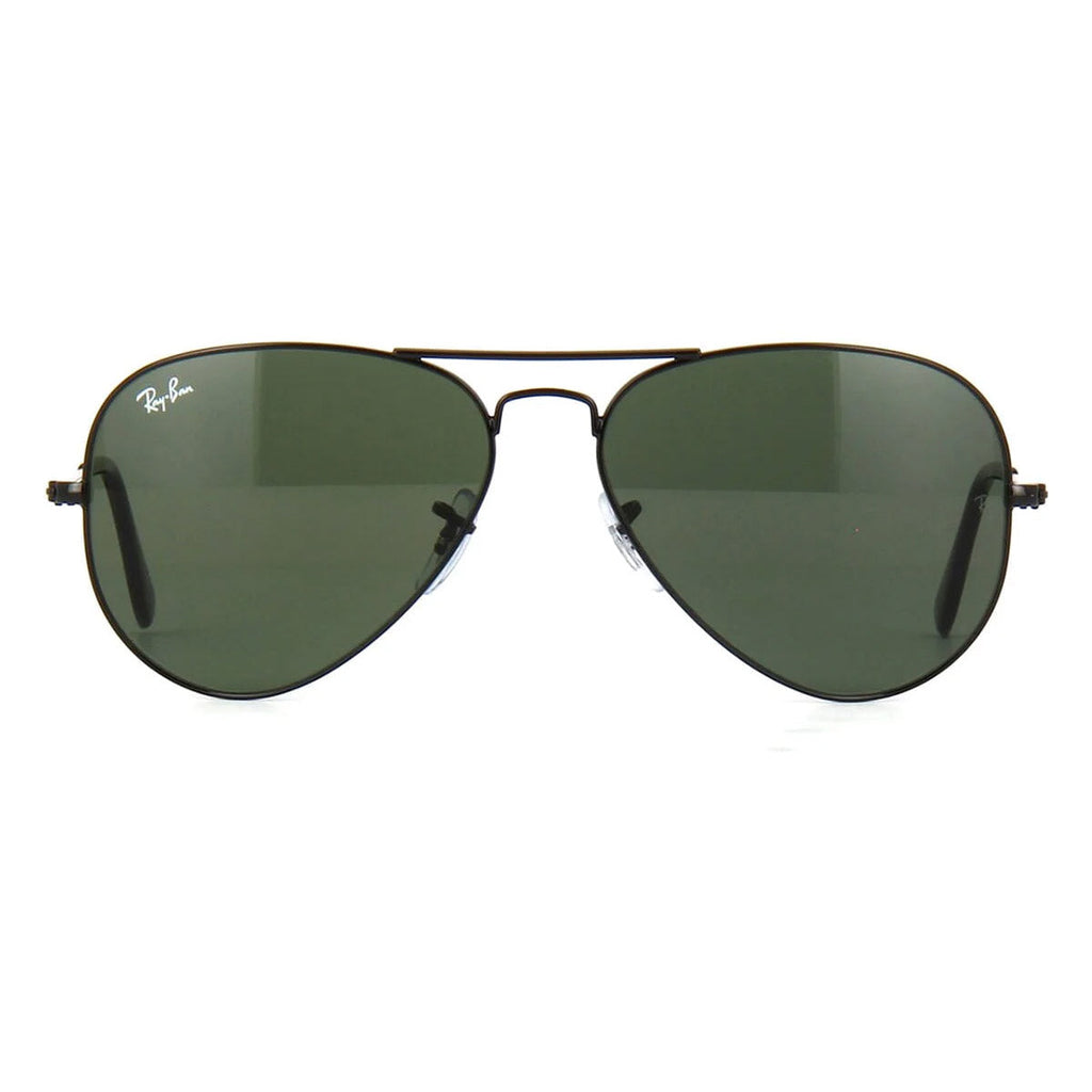 Ray-Ban Aviator Classic Black Green Sunglasses RB3025