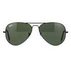 Ray-Ban Aviator Classic Black Green Sunglasses RB3025