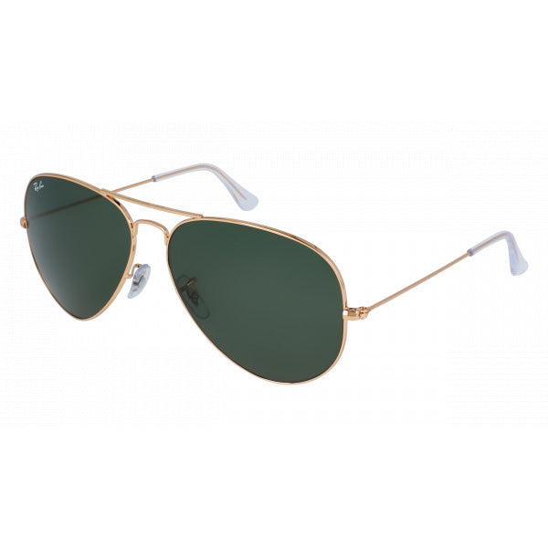 Ray-Ban Aviator Gold Green Sunglasses RB3026