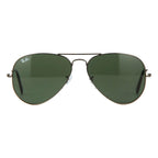 Ray-Ban Aviator Classic Gunmetal Green Sunglasses RB3025