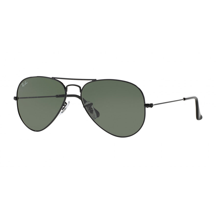 Ray-Ban Aviator Classic Black Green Sunglasses RB3025