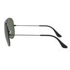 Ray-Ban Aviator Black Green Sunglasses RB3026