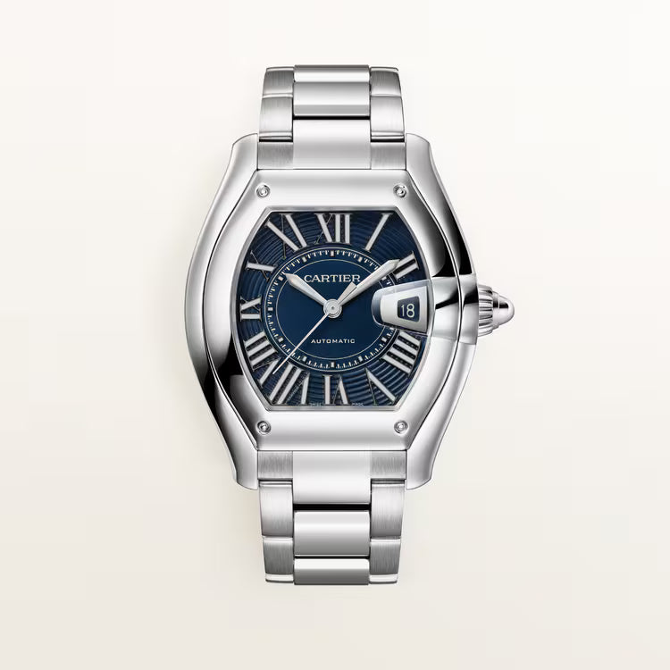 Roadster Large Model | 39mm, Stainless Steel, Blue Dial