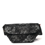 Denim Monogram Web Belt Bag Blue Multicolor