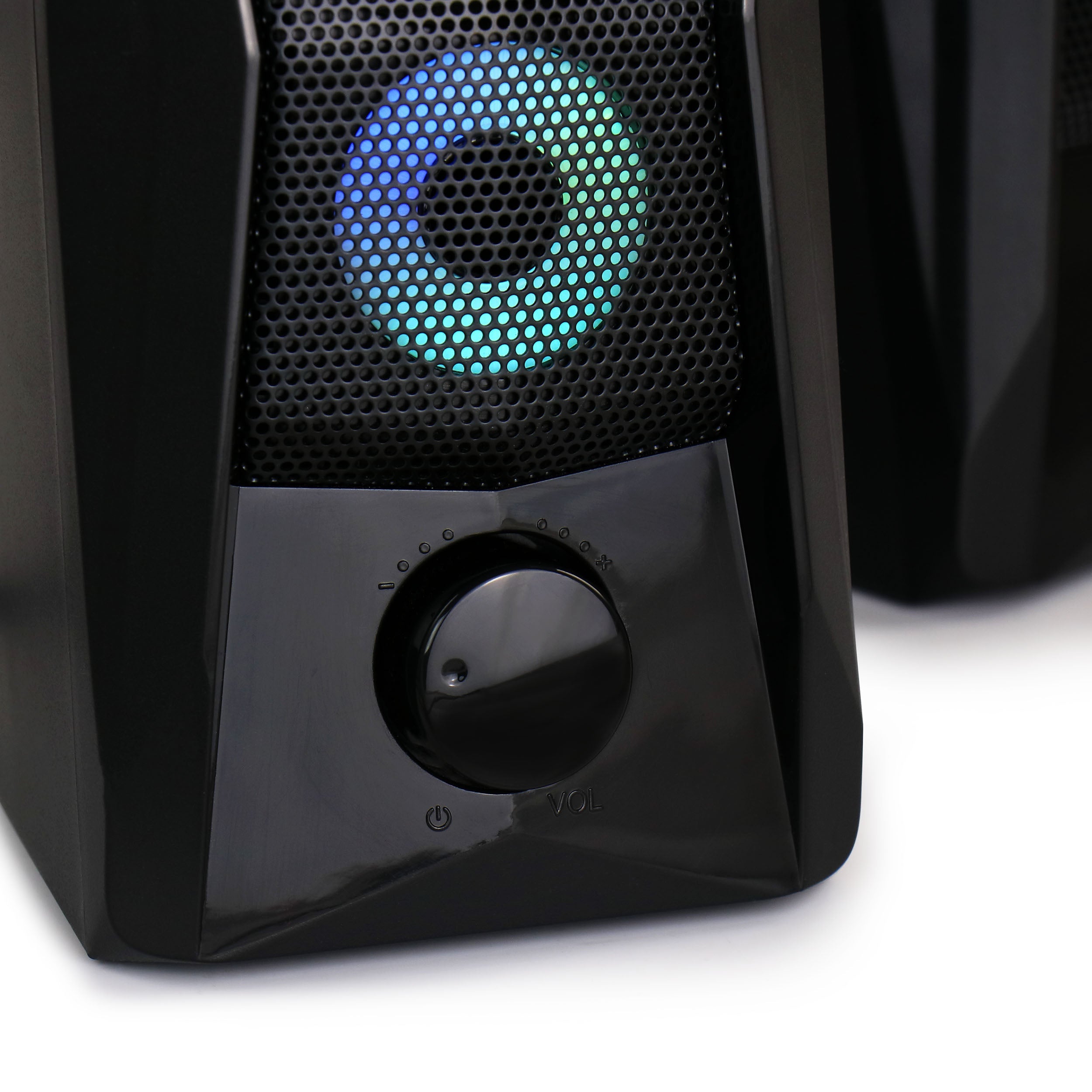 Computer Gaming Speakers with Color LED RGB Lights