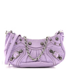 Agneau Arena Le Cagole Mini Purse With Chain Lilac