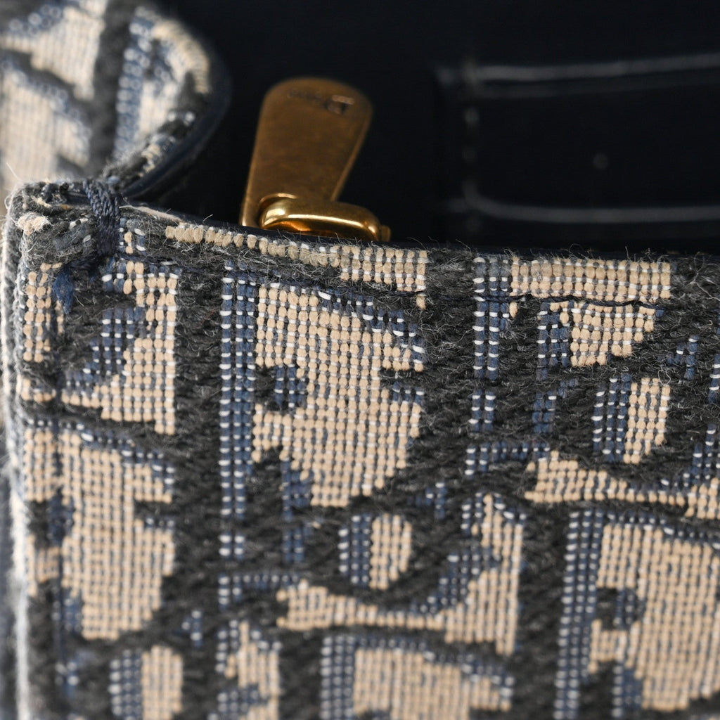 Oblique Saddle Belt Bag Blue