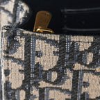 Oblique Saddle Belt Bag Blue