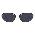 Y/Project x Linda Farrow Black Polarised Sunglasses