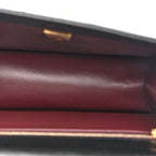 Caviar Quilted Small Chain Frame Flap Black