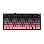 F75 Pro Wireless Mechanical Gaming Keyboard with Gasket Mount, RGB Lighting, Customized 75% Layout, and Side-Engraved PBT Keycaps - Leobog Reaper
