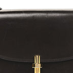 Sleek Calfskin The Sofia 8.75 Crossbody Dark Brown