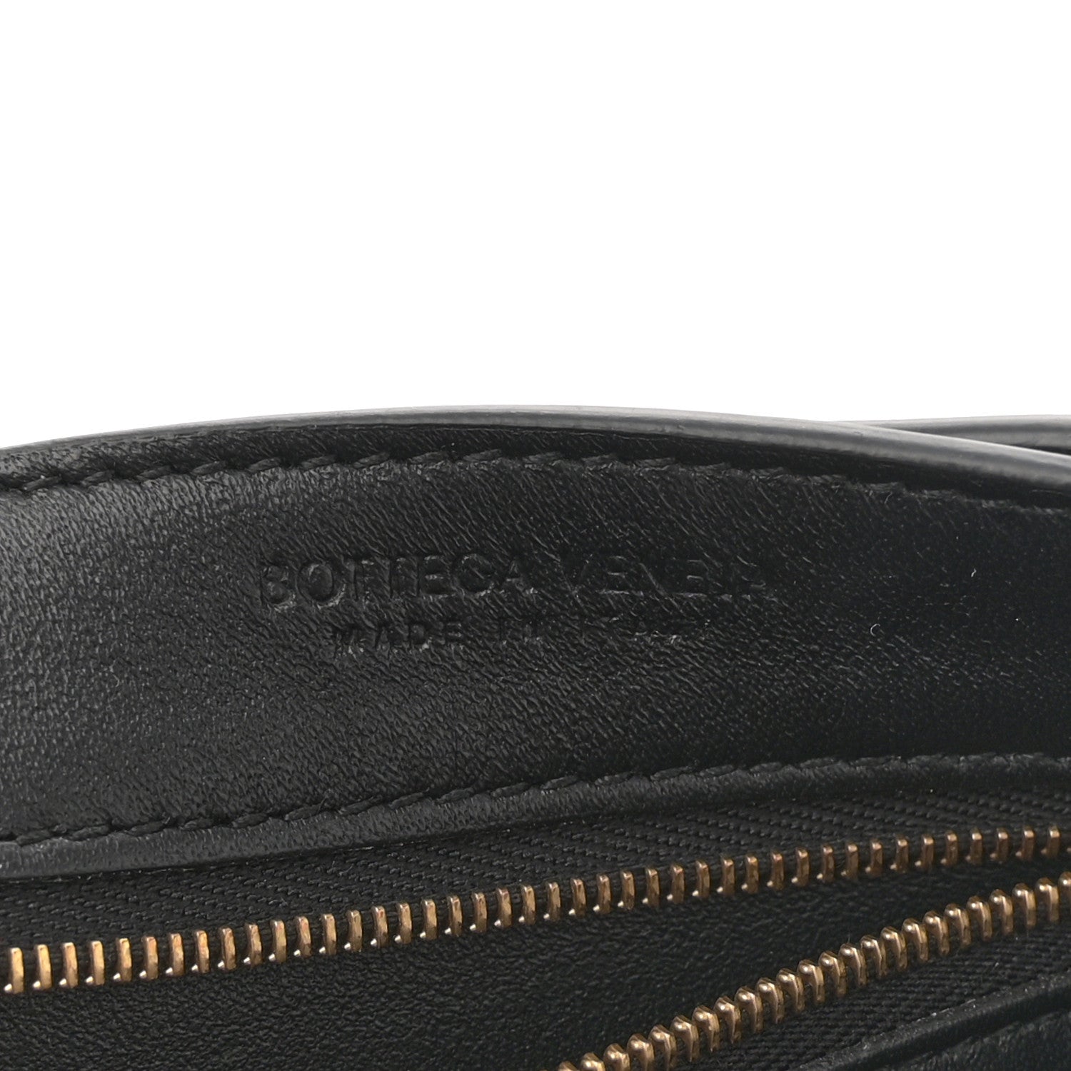 Nappa Intrecciato Small Andiamo With Chain Shoulder Bag Black