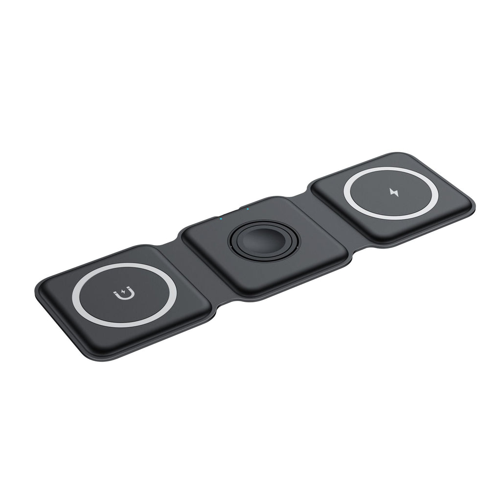 2Pcs Magnetic Wireless Charger Mobile Phone Watch Headset Portable Fast Charging