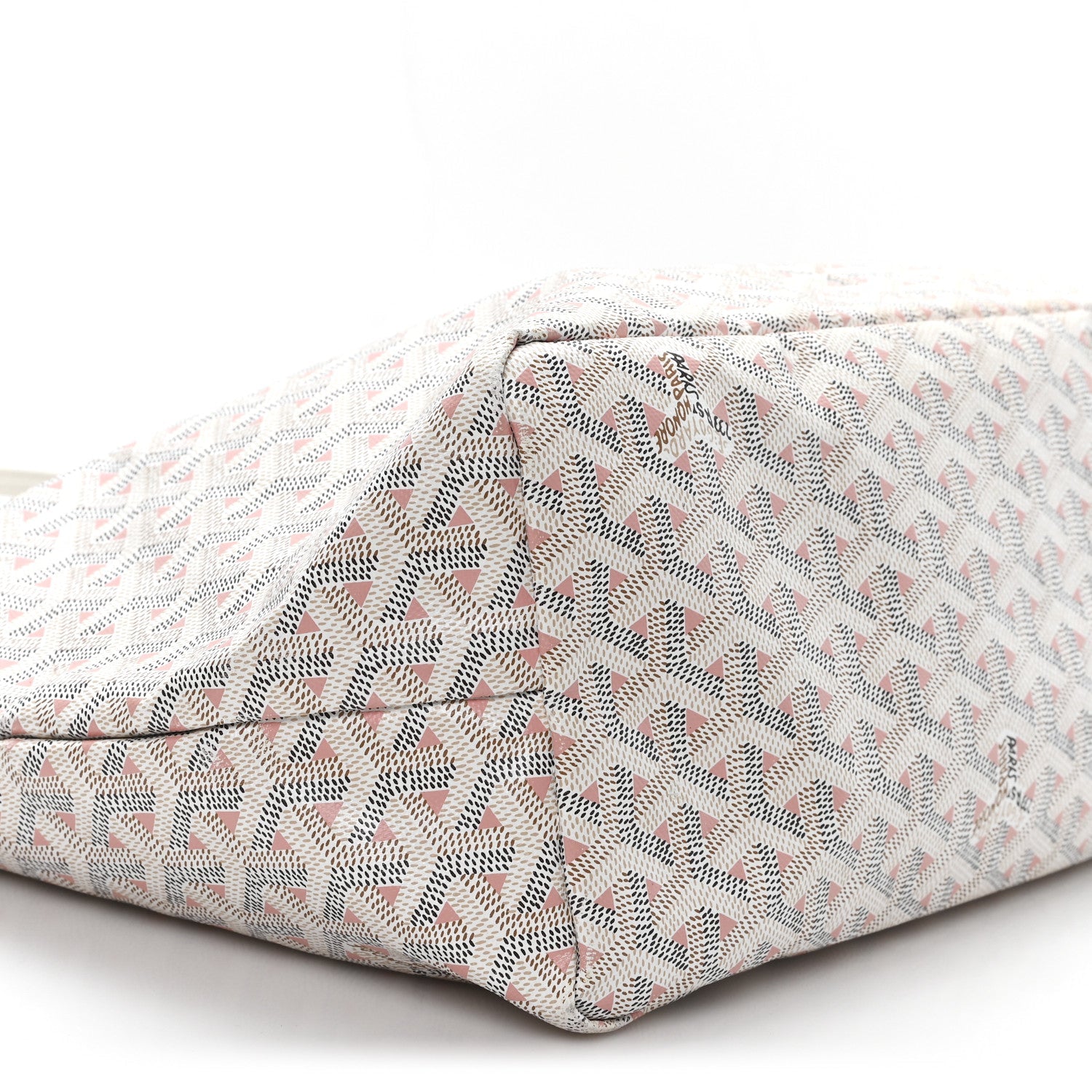 Goyardine Saint Louis Claire Voie PM White Pink