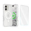 Entronix Bundle Compatible with iPhone 17 - [Magnetic] [Clear] Heavy Duty Case & 1 Clear Screen Protector
