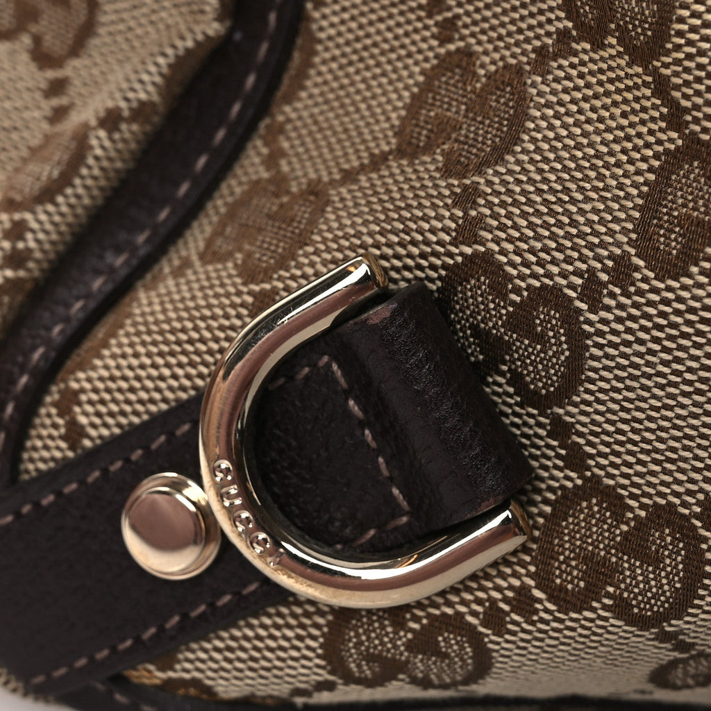 Monogram Medium Abbey Tote  Brown