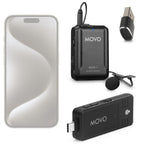 Movo Wireless USB-C Microphone System for Android and iPhone 15 and Up