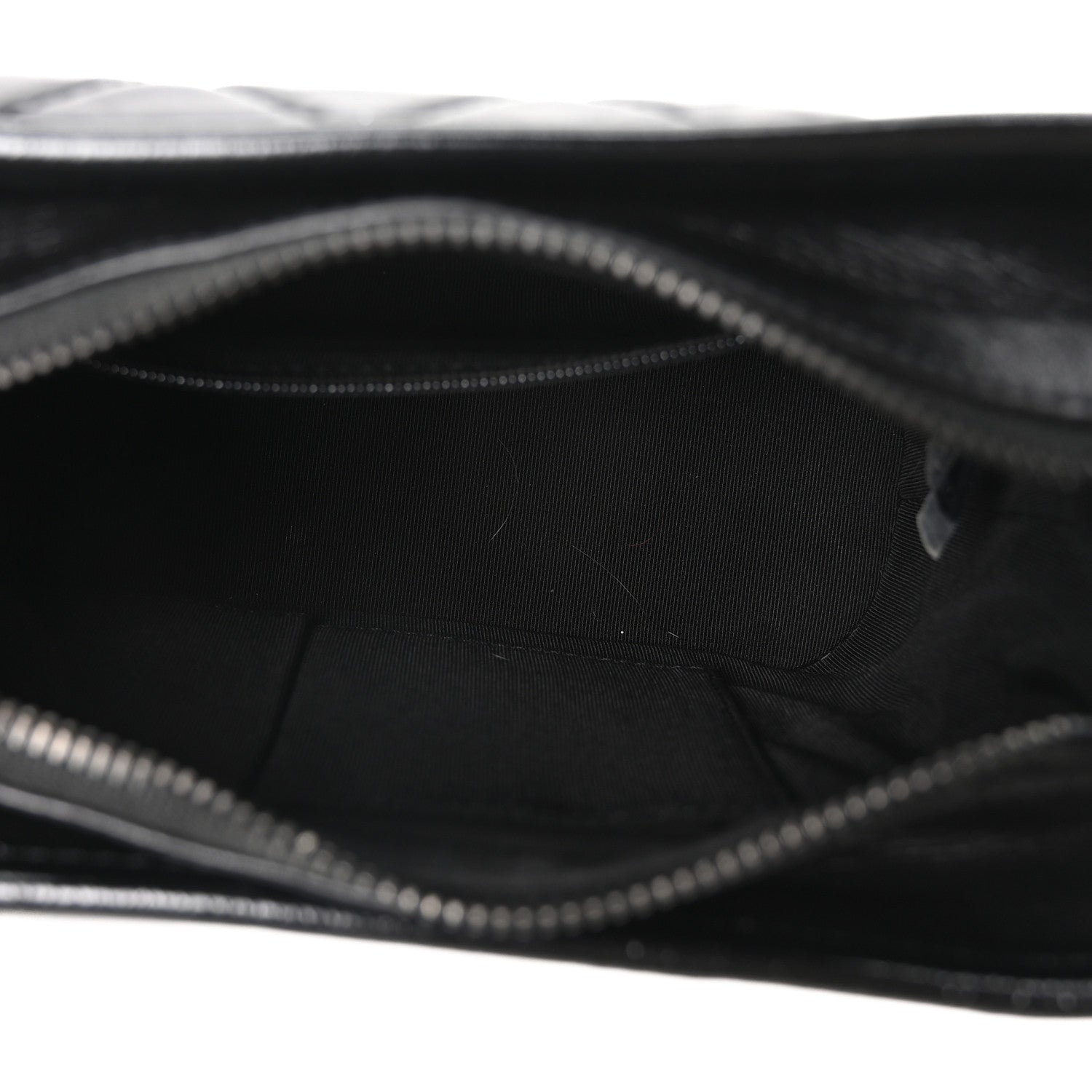 Aged Calfskin Quilted Small Gabrielle Hobo So Black