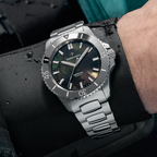 Venezianico Nereide Tungsteno 39 Men’s Grey Automatic Diver Watch