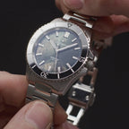 Venezianico Nereide Tungsteno 39 Men’s Grey Automatic Diver Watch