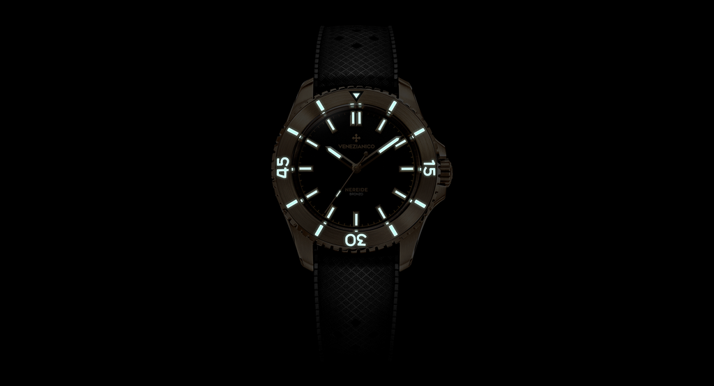 Venezianico Nereide Bronzo Men's Black Bronze Automatic Watch