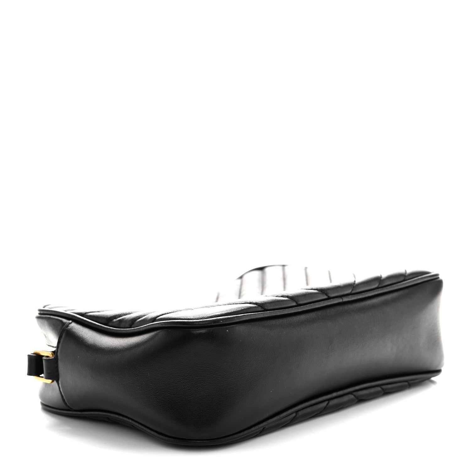 Calfskin Matelasse Monogram Lou Camera Bag Black