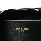 Plunged Lambskin Calypso Mini Hobo Black
