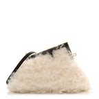 Baby Mongolian Nappa Small Fendi First White Fondente