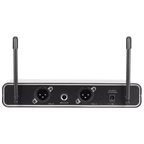 UHF Dual Fixed Channel Professional Wireless Microphone