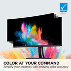 34" ColorPro Curved UWQHD Monitor