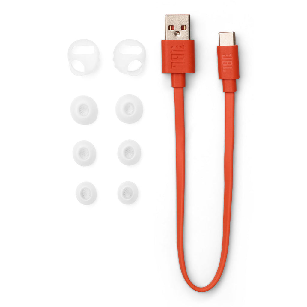 JBL Endurance Race 2 True Wireless Sport Earbuds Bundle with gSport Case (White)