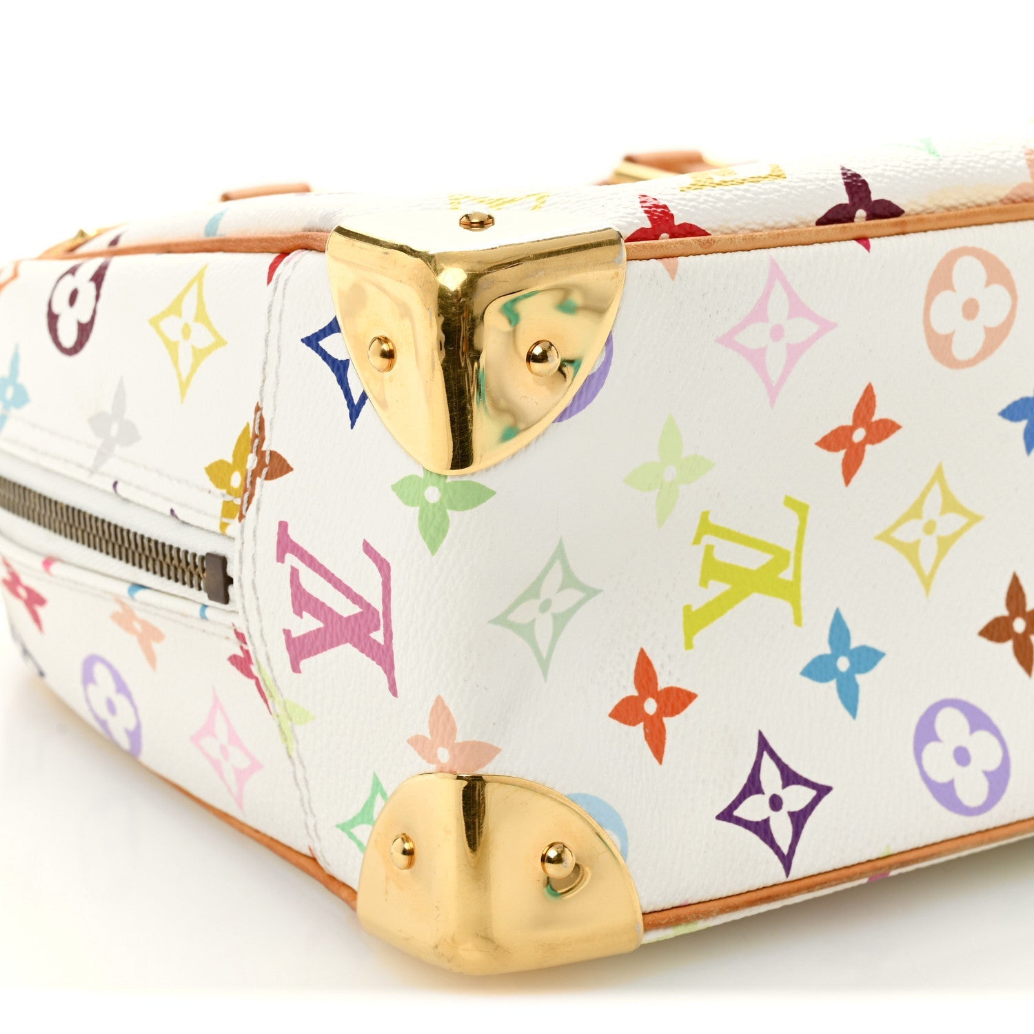 Monogram Multicolor Trouville White