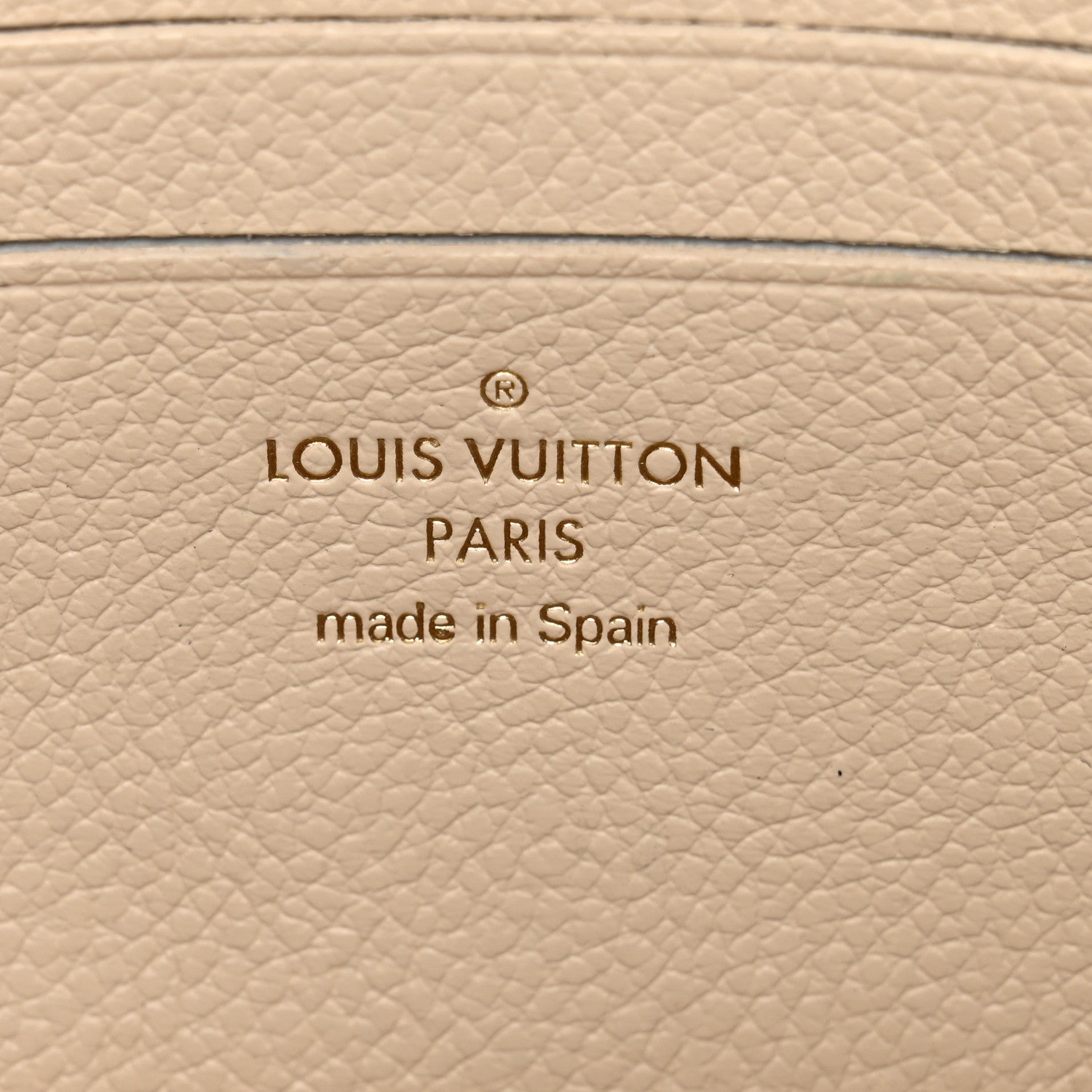 Empreinte Monogram Giant Ivy Wallet On Chain Cream