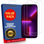 Entronix Clear Screen Protector Compatible with iPhone 12 Mini  - 2-Piece Combo