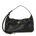 Smooth Calfskin Small Bel Air Shoulder Bag Black