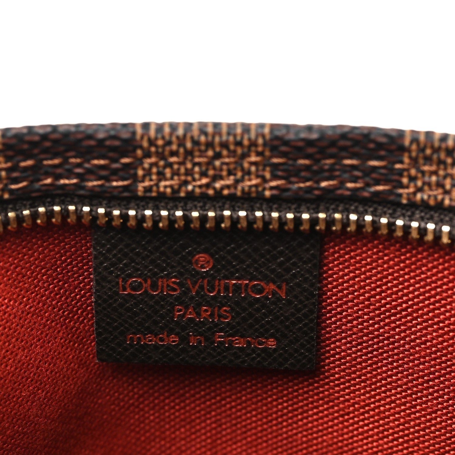 Damier Ebene Trousse Make Up Bag Pochette