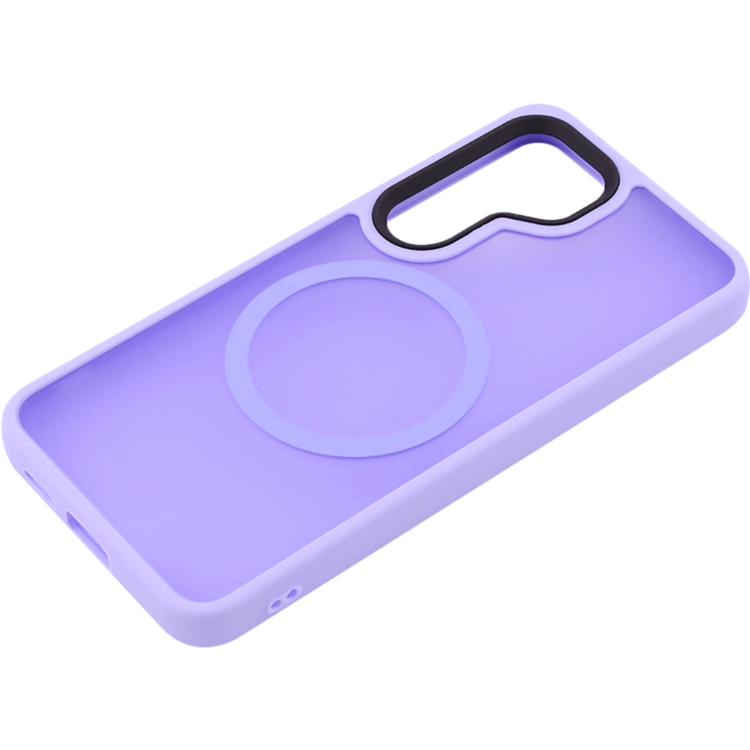 Entronix [Magnetic] Case Compatible with Galaxy S24 - Translucent Frosted Matte