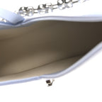 Box Calfskin Mini Cut Out Shoulder Bag Baby Blue