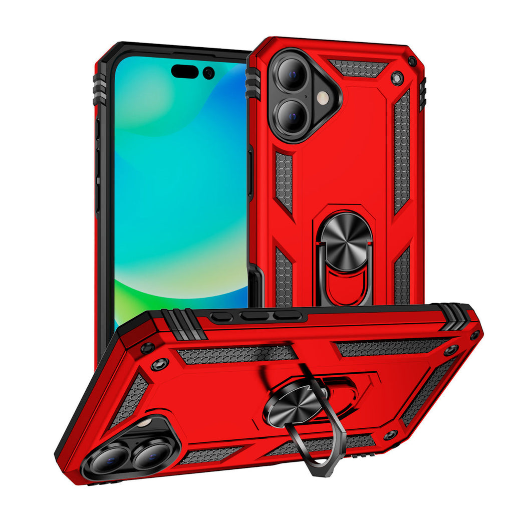 Entronix Case Compatible with iPhone 16 Plus - Dual-Layer Guard Gripstand