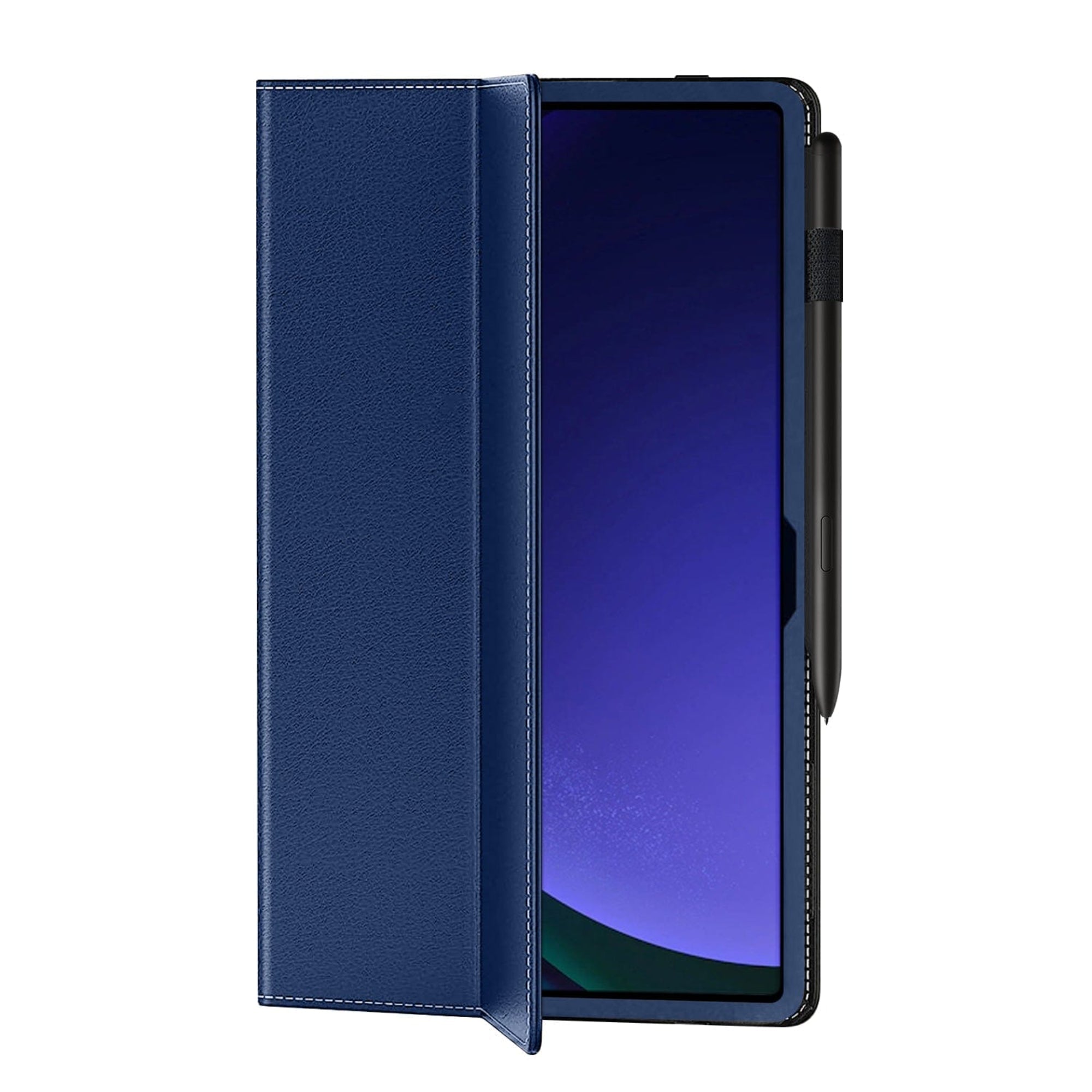 SAHARA - Bi-Fold Folio Case for Samsung Galaxy Tab S10 Ultra and Tab S9 Ultra - Blue