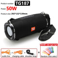 50W High Power TG187 Bluetooth Speaker Waterproof Portable Column For PC Computer Speakers Subwoofer Boom Box Music Center FM TF