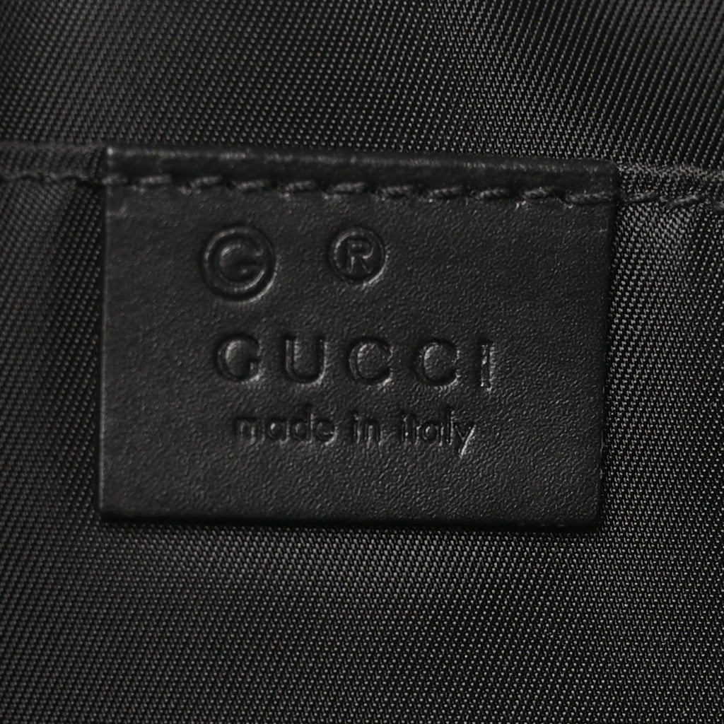 Canvas Web Slim Belt Bag Black