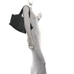 Smooth Calfskin Small Tri-Fold Bag Black