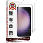 Entronix Clear Screen Protector Compatible with Galaxy A06 - 3-Piece Combo