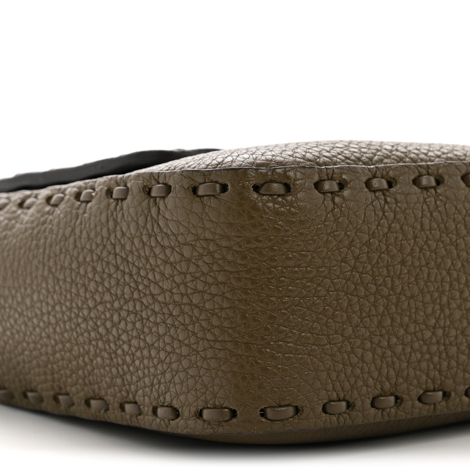 Cuoio Roma Sellerissima Nappa Sintetica Tape Stitch Baguette Wood