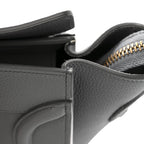 Baby Drummed Calfskin Micro Luggage Kohl