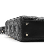 Lambskin Cannage Small My ABCDior Lady Dior Black